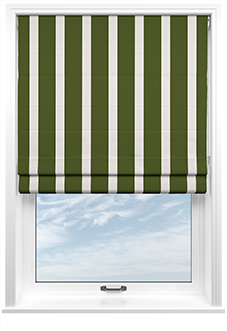 The British Stripe Co. Henry, Highlands No.1 - Twist&Fit Roman Blind